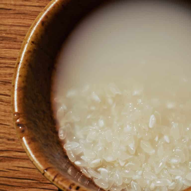 El agua de arroz