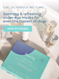 Siri, Schedule MeTime, Soothing & refreshing under-eye masks for even the busiest of days, SHOP EYE MASKS