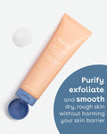 Nuria Defend Gentle Exfoliator - purify, exfoliate, and smooth dry, rough skin without harming your skin barrier